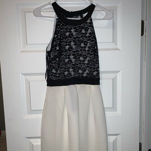 Black and White Cocktail Dress
